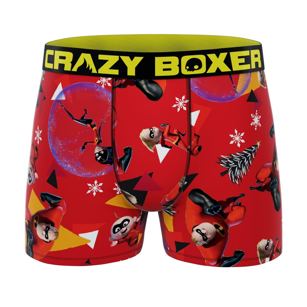 CRAZYBOXER Men's Underwear The Incredibles Freedom of movement Breathable Boxer Brief