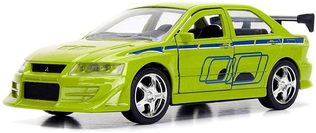 Jada Toys Fast & Furious 1:32 Brian's 2002 Mitsubishi Lancer Evo Die-cast Car, Toys for Kids and Adults