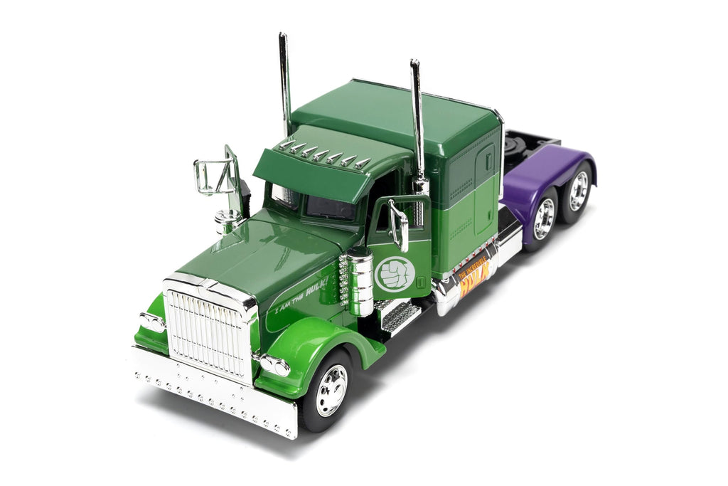 Marvel 1:24 Big Rig 1992 Peterbilt 379 Die-Cast Car, Toys for Kids and Adults