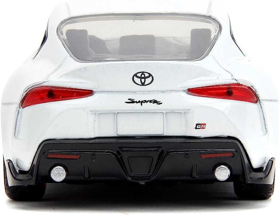 Pink Slips 1:32 W1 2020 GR Toyota Supra Die-Cast Car, Toys for Kids and Adults(White)