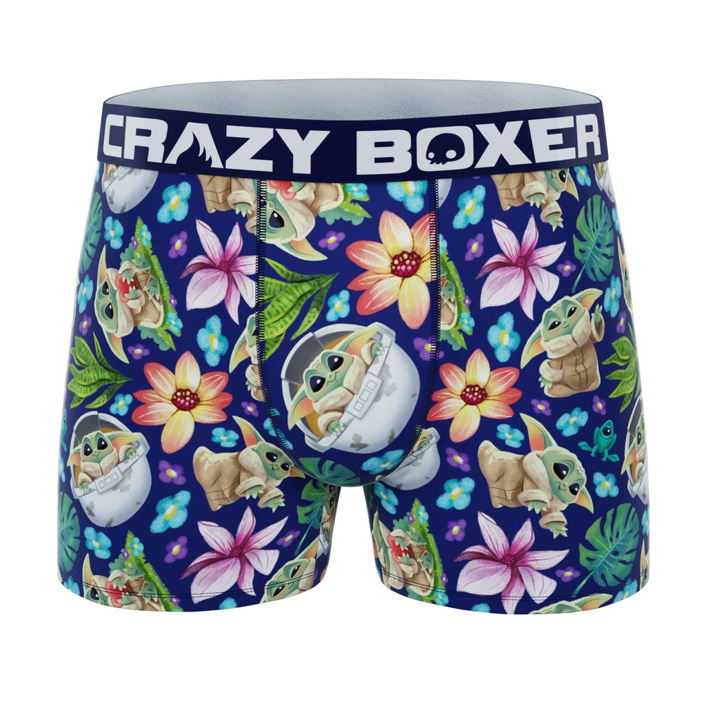 CRAZYBOXER Men's Underwear The Mandalorian Soft Comfortable Boxer Brief Original (3 PACK)