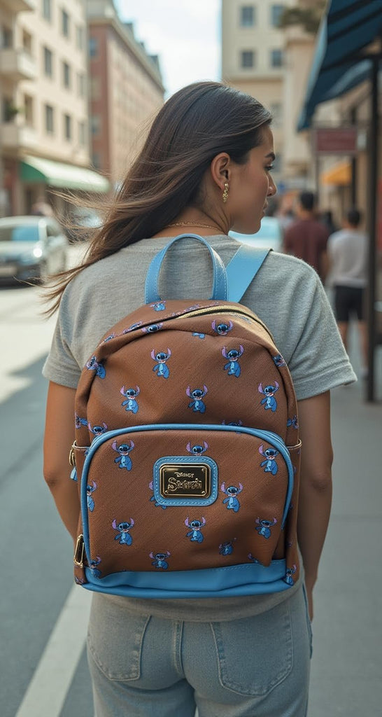 Fast Forward Bluey Backpack for Boys, Girls, Women, Men, Unisex | Cute PU Leather 10" Bluey Mini Backpack Purse Shoulder Purse | Bluey Bag and Bluey Accessories