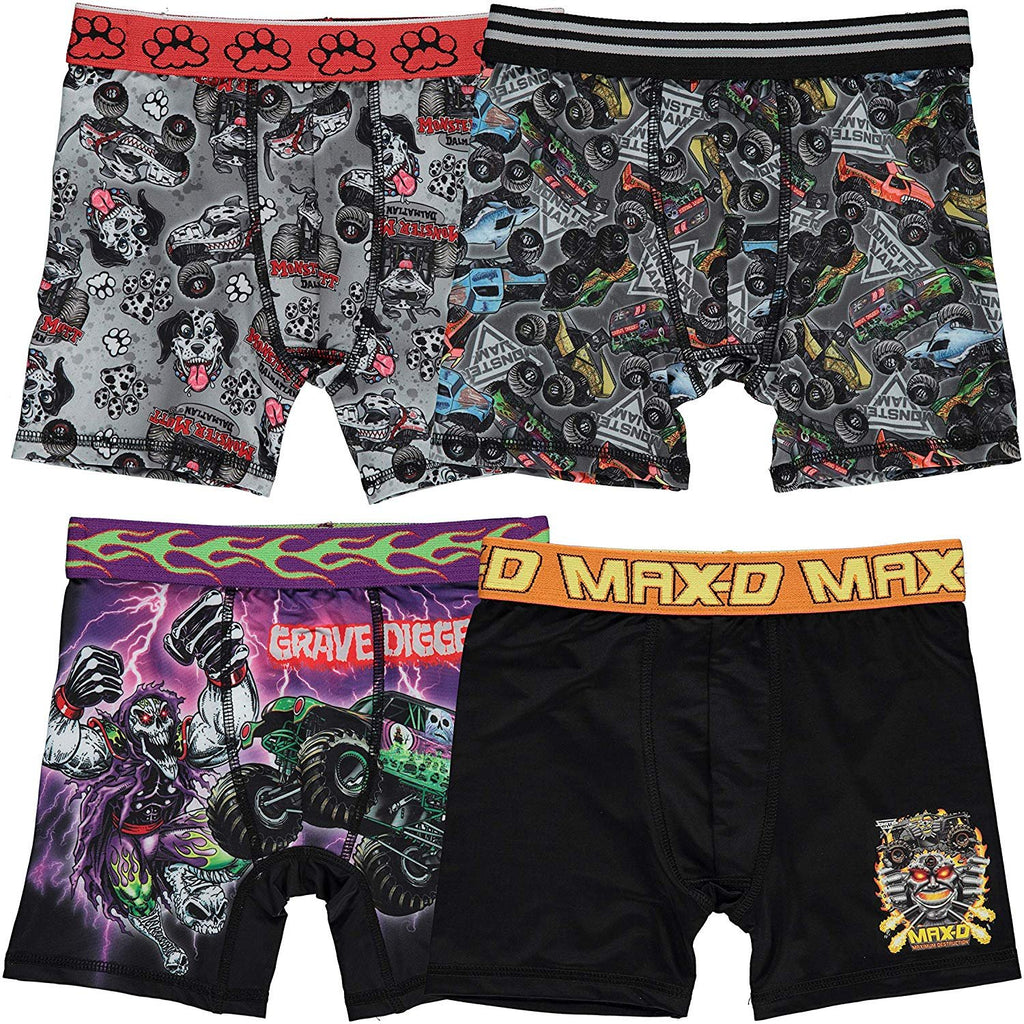 Monster Jam Boys 4pk ATHL BXR Brief