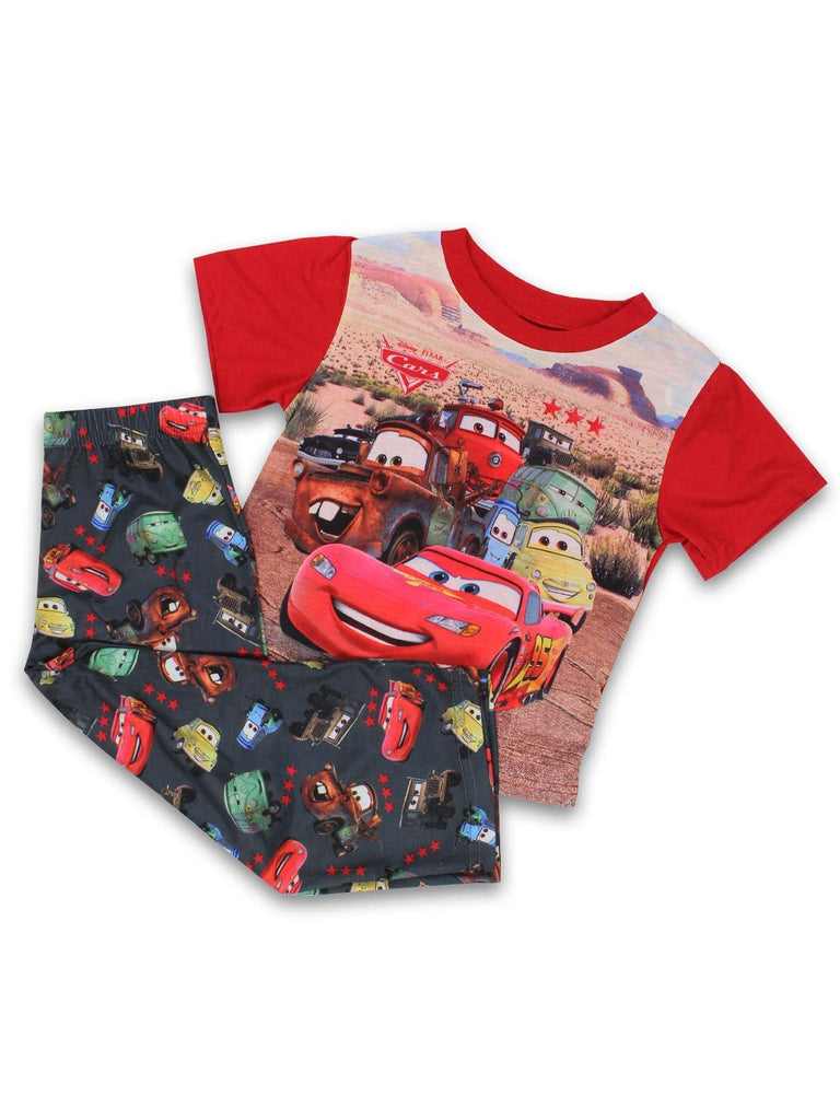Disney Cars Toddler Boys 2 piece Short Sleeve Pants Pajamas Set