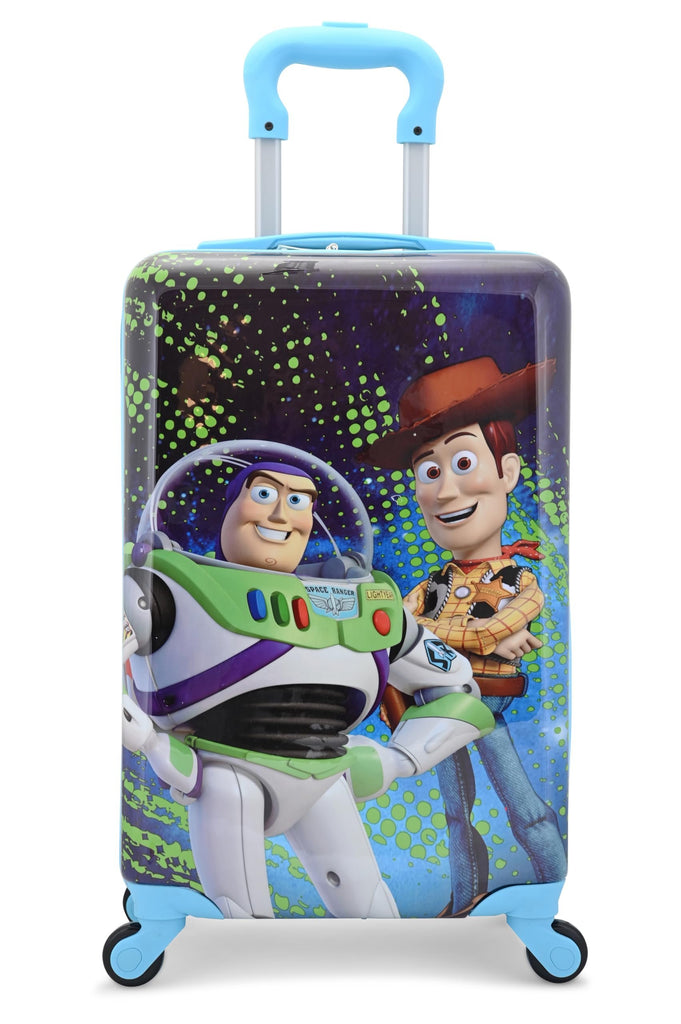 Disney Character 20" Hardshell Luggage - Toy Story, Stitch and more! Hard-side Suitcase for Travel with Spinner Wheels 20"x12"x8"