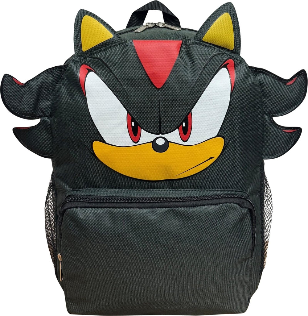 Ruz Sonic The Hedgehog 12" Small Backpack With 3D Features, Sonic - Shadow - Knuckles Kid's School Bag