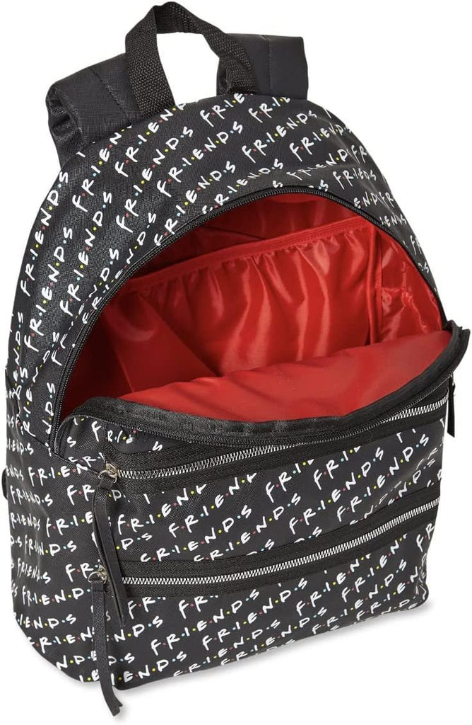 Friends TV Series Backpack Zip Pockets 16" W x 12" H x 5" D