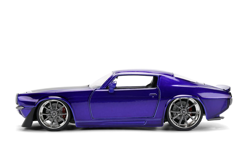 Jada 1971 Chevy Camaro Z28, Purple Toys 36592-1/24 Scale Diecast Model Car
