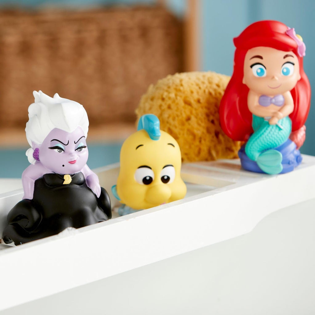 Official Bath Set (Little Mermaid) - Kids Bath Accessories with Beloved Disney Characters - Colorful and Fun Bath Time Essentials for Kids - Suitable for All Ages