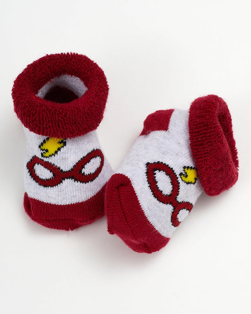Harry Potter Baby Unisex Bib and Bootie Set Gifts for Baby (Red Multi, 0-12 Months)