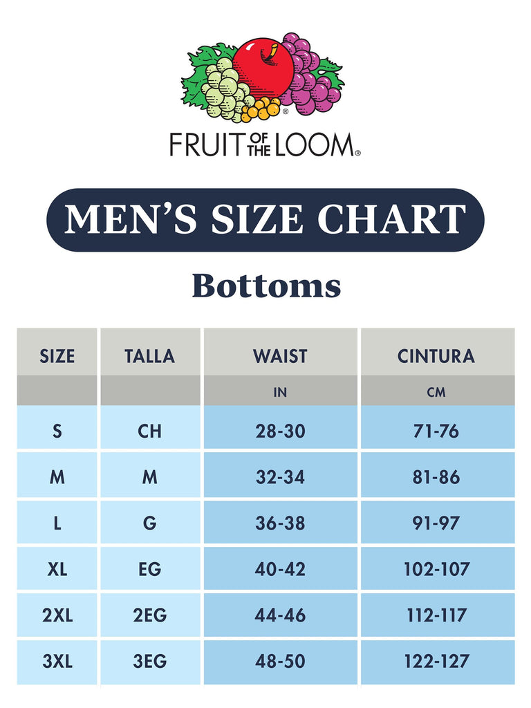Fruit of the Loom Men's Micro-Stretch Boxer Briefs, Black Long Leg, Large