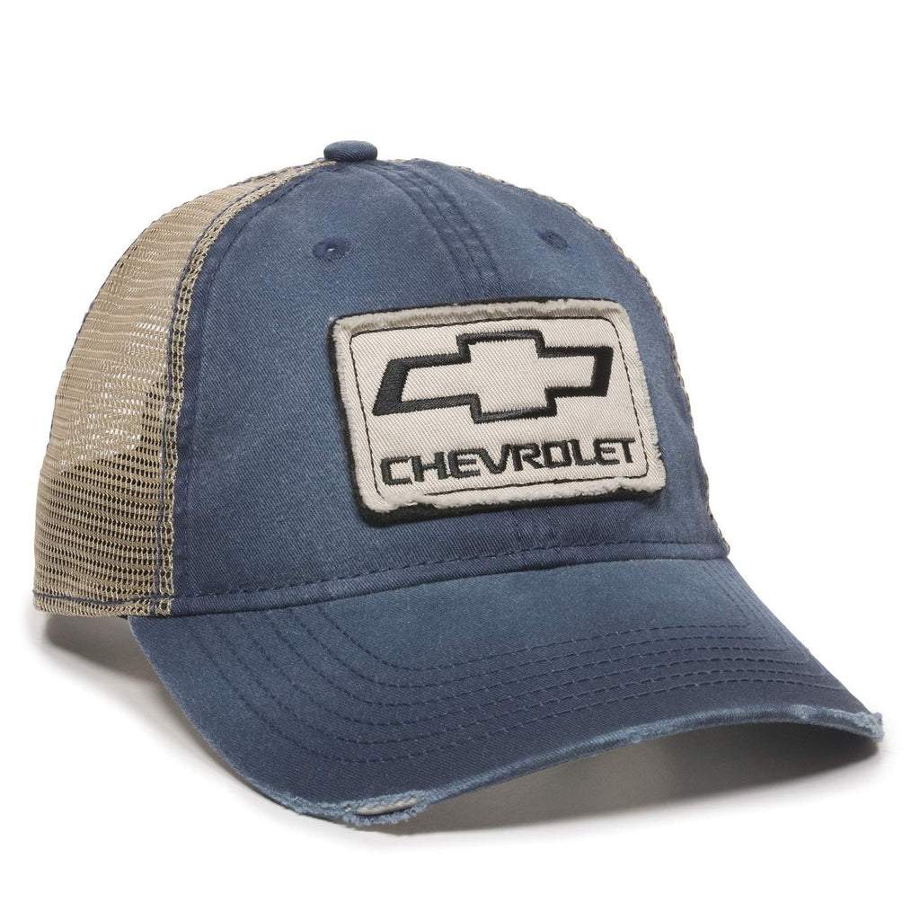 Outdoor Cap Standard GEN15A Chevrolet Dark Navy/Khaki, One Size Fits