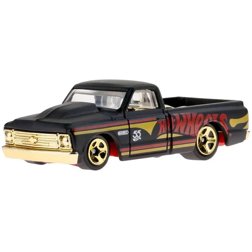 Hot Wheels '67 Chevy C10, Pearl and Chrome 1/6