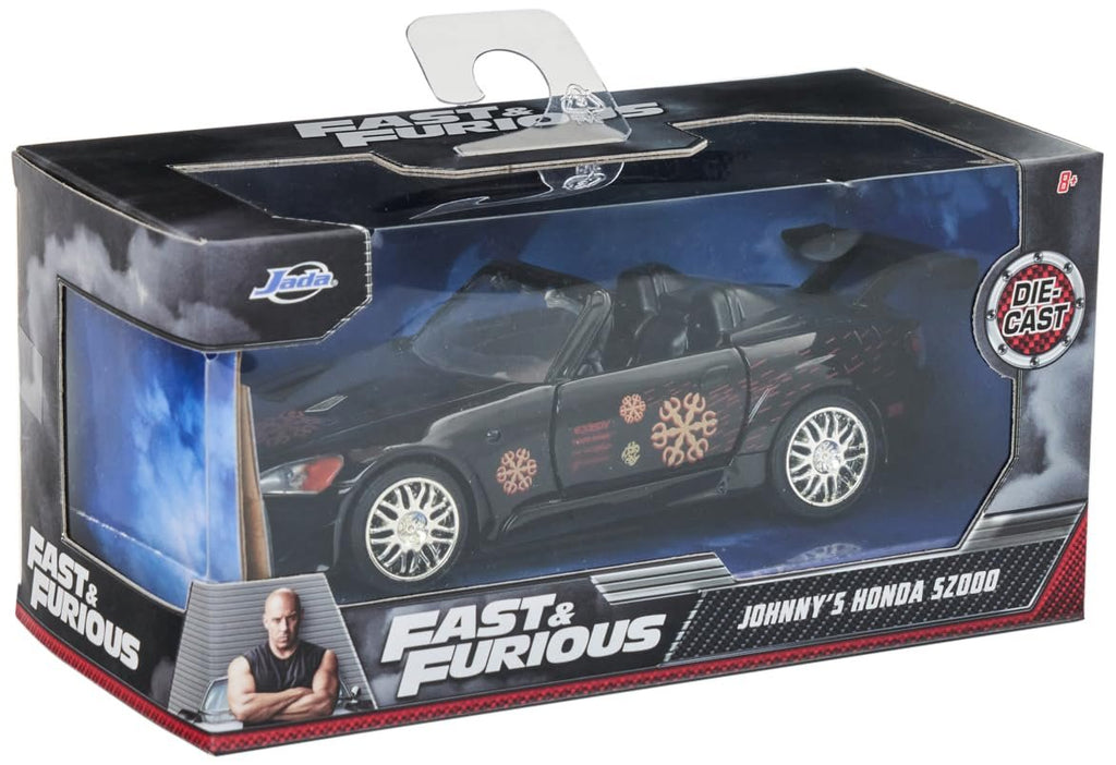 Fast & Furious 1:32 Johnny's Honda S2000 Die-Cast Car, Toys for Kids and Adults