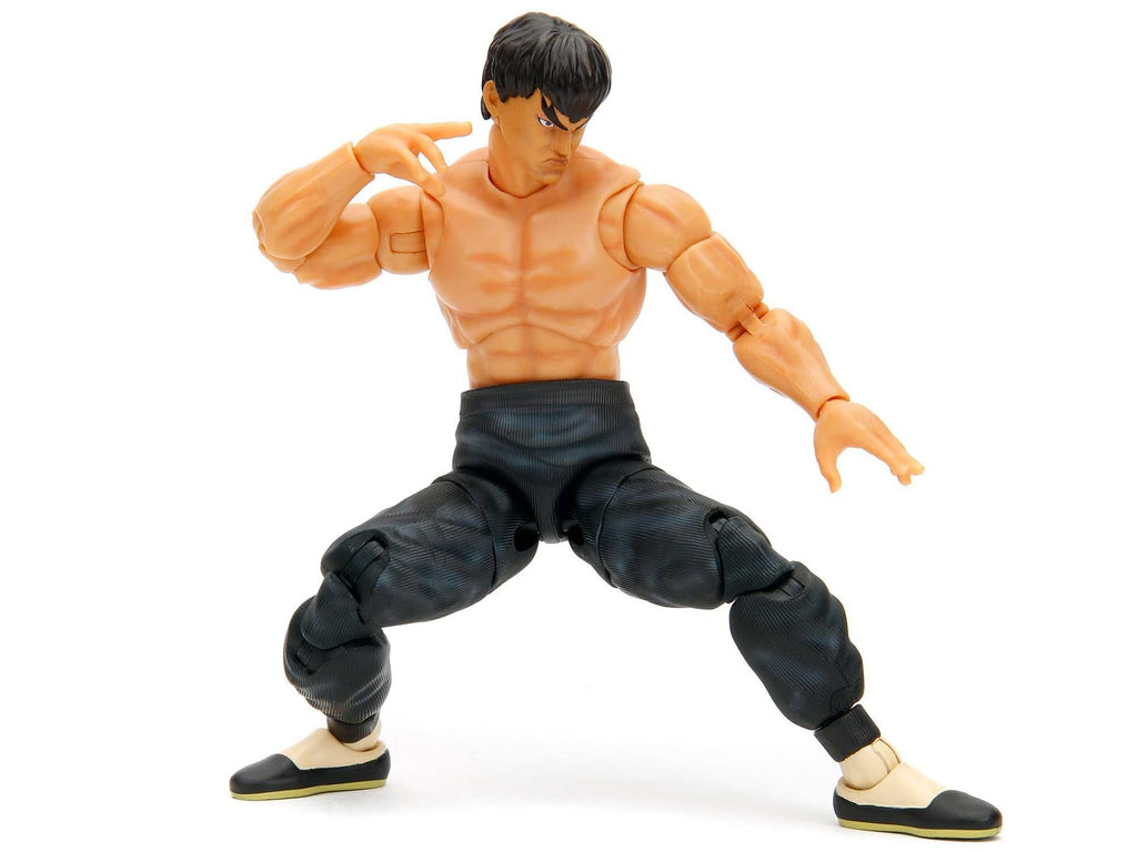 Street Fighter II 6" Fei Long Action Figure, Toys for Kids and Adults