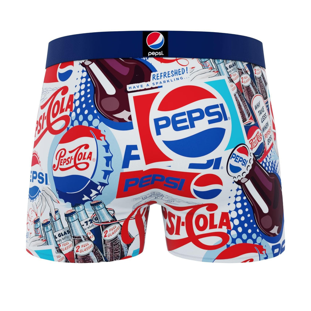 CRAZYBOXER Men's Underwear Pepsi Comfortable Boxer Brief Original (3 PACK)