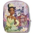 Girls Princess Tiana Full Size 16 Inch Backpack with Detachable Lunch Box