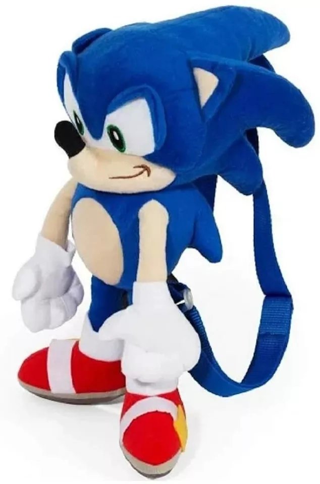 Sonic The Hedgehog 16" Plush Backpack
