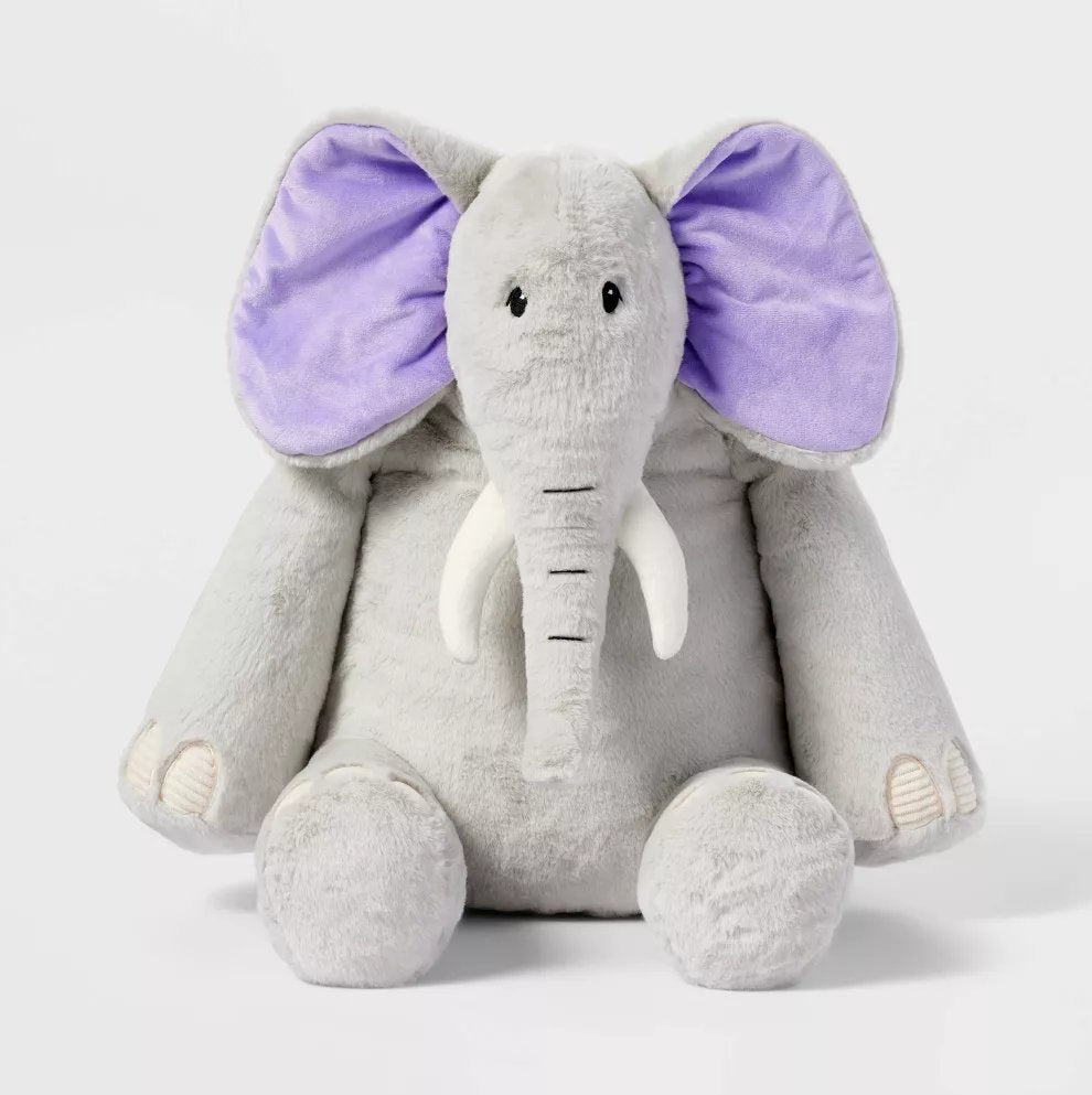 19'' Elephant Stuffed Animal - Gigglescape Zoo Animal 19.5x21x19