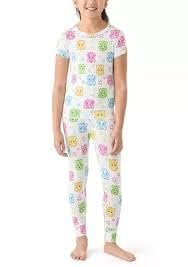 Centric Brands Care Bears Girls' Pajama Set – Short Sleeve Top & Pants – Sizes 2T–4T – Soft Viscose Spandex Blend Sleepwear