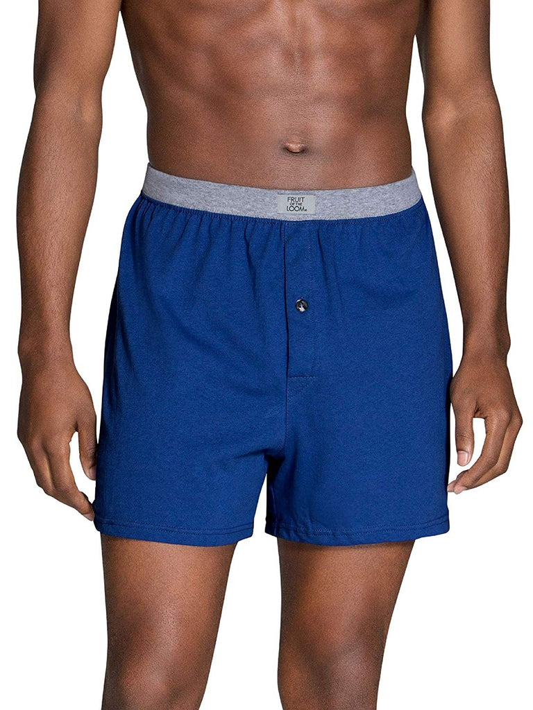 Fruit of the Loom Men's Soft Stretch-Knit Boxer Multipack