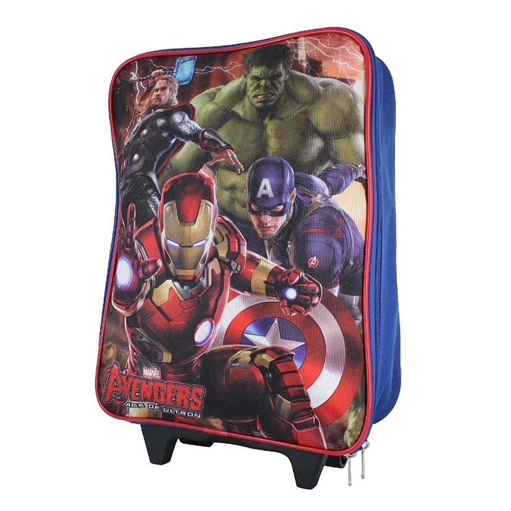 Disney Nickelodeon Marvel Kids Rolling Backpack Luggage Pilot Case