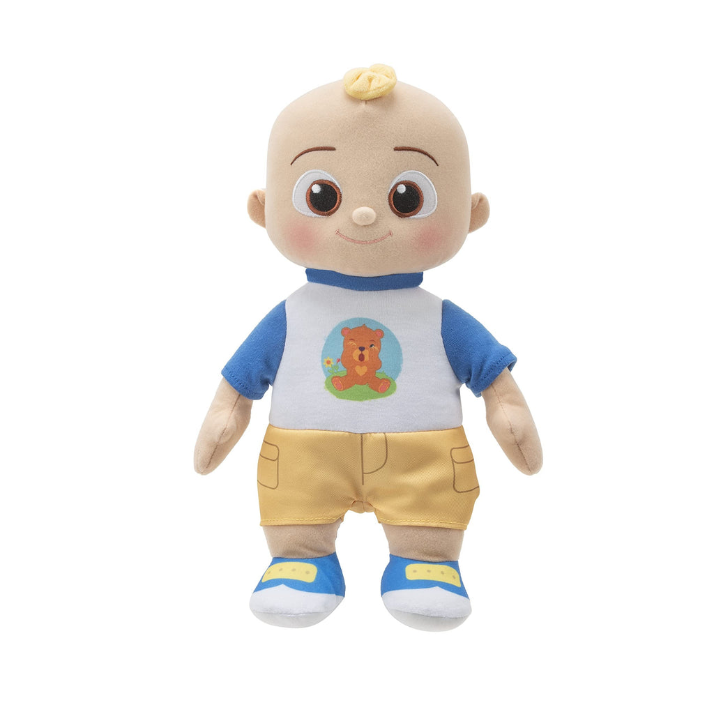 CoComelon Official Boo Boo JJ Feature Plush - Boo Boo Areas Light Up (Head, Elbow, Knee, Foot) - Help Heal JJ’s Boo Boo’s with Bandages