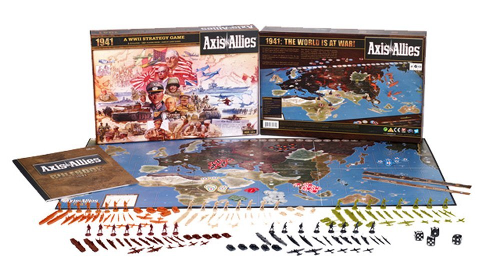 Avalon Hill Axis and Allies 1941 Board Game,5 players, Multicolor, 5 players