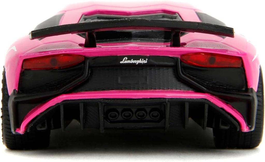 Pink Slips 1:32 Lamborghini Aventador Die-Cast Car, Toys for Kids and Adults