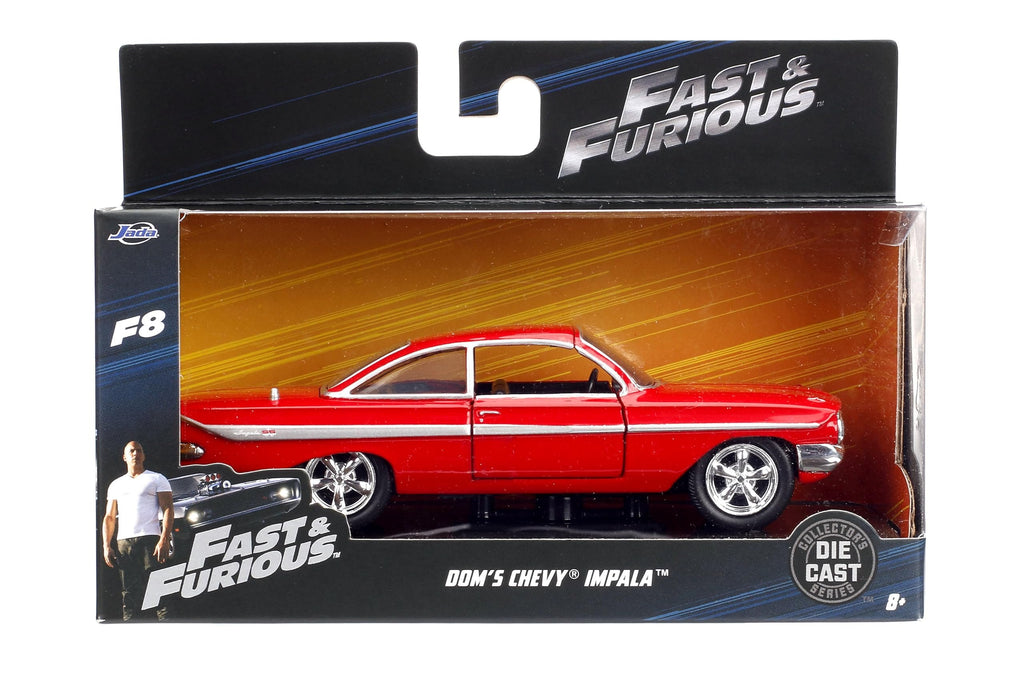 Dom's Chevrolet Impala Red Fast & Furious F8 "The Fate of the Furious" Movie 1/32 Diecast Model Car by Jada
