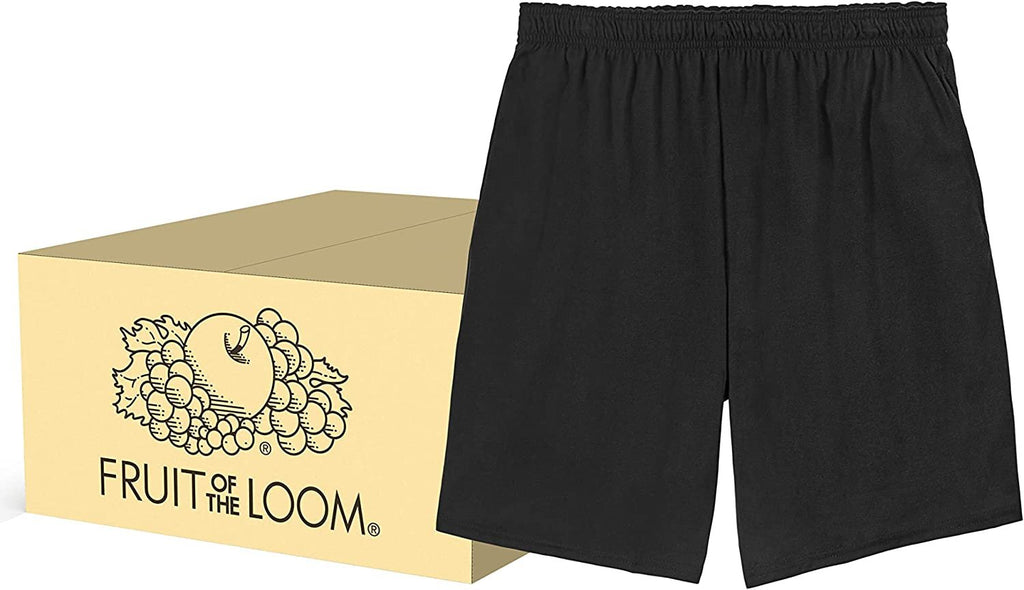 Fruit of the Loom Men's Eversoft Cotton Shorts with Pockets (S-4XL)