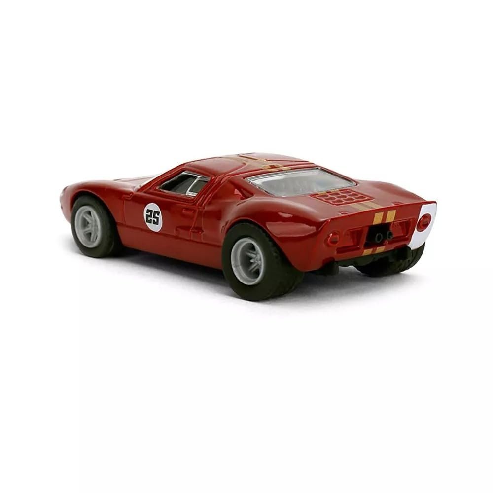 Jada Majorette Collection – 1965 Ford GT40 MK1 1:64 Die-Cast Model Car with Rubber Tires & Display Case, for Collectors & Adults