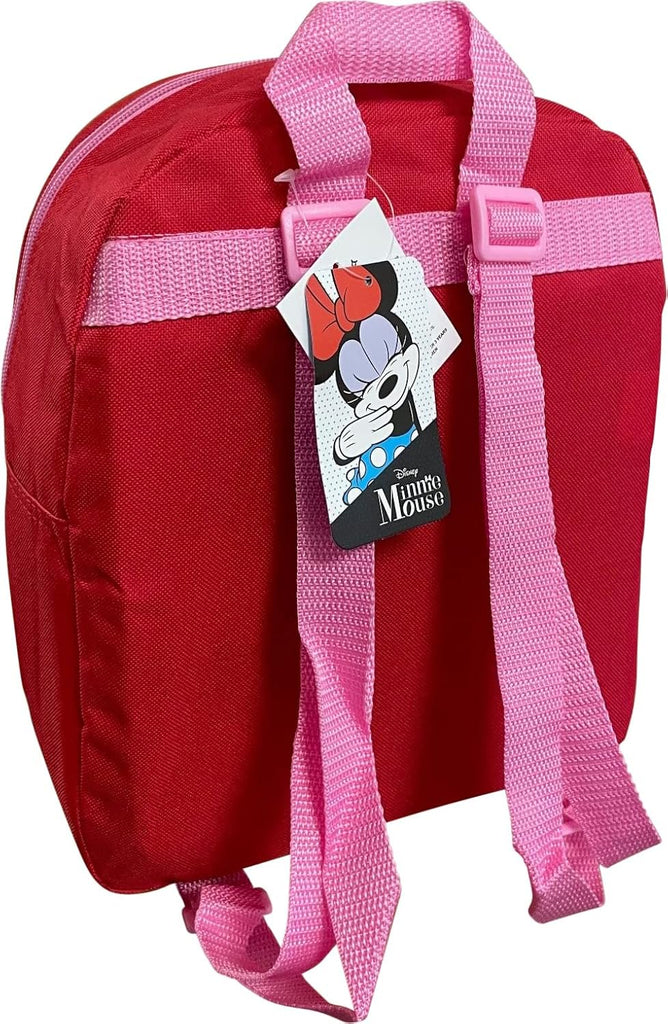 Minnie Mouse Toddler Girl 12 Inch Mini Backpack (Red-Pink)