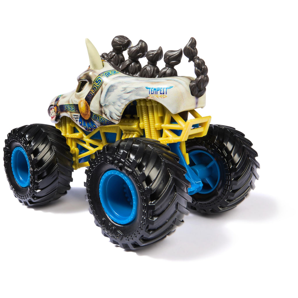 Monster Jam, Official Tempest Steed Monster Truck, Die-Cast Vehicle, 1:64 Scale, Kids Toys for Boys Ages 3 and up