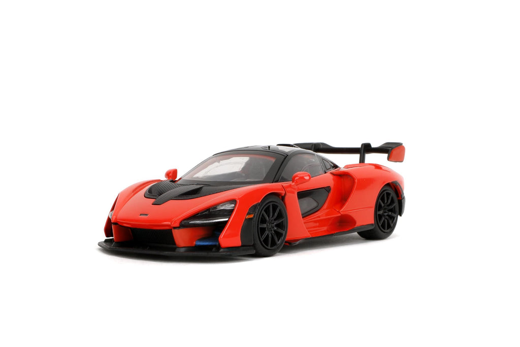 Jada Fast & Furious 1:32 McLaren Senna Die-Cast Model – Opening Doors, Rubber Tires, Movie Authenticity – Collectible for Ages 8+ – Red