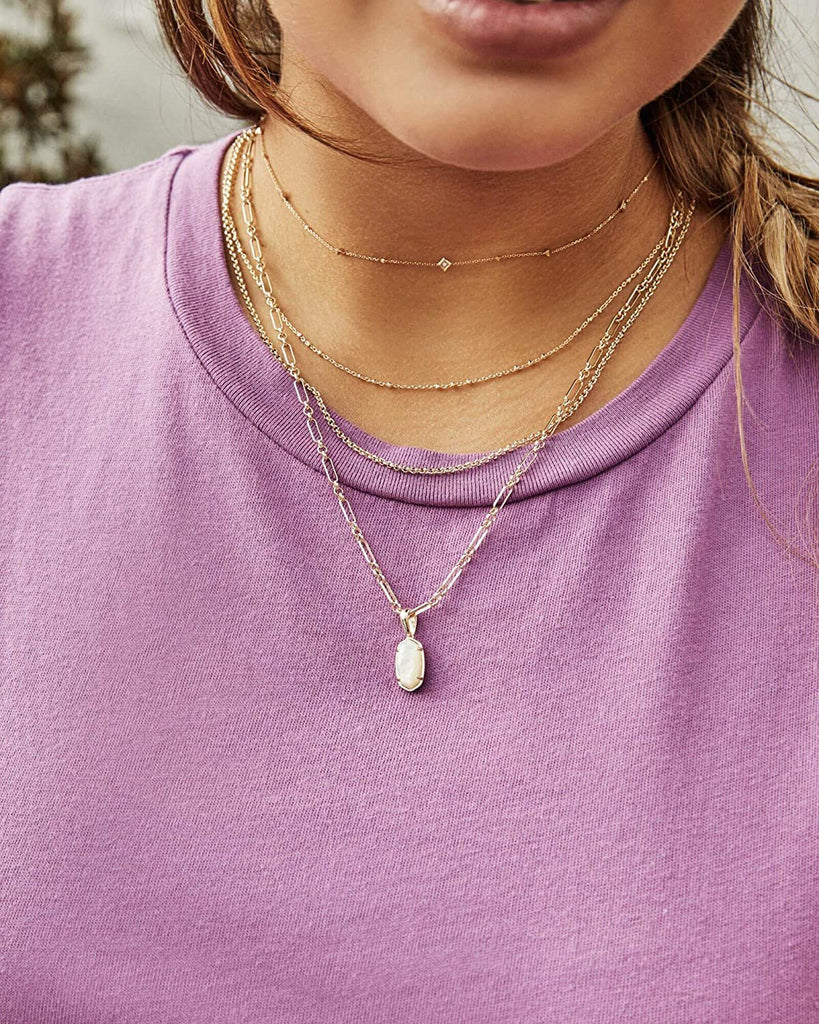 Kendra Scott Elisa Triple Adjustable Length Strand Necklace for Women, Fashion Jewelry