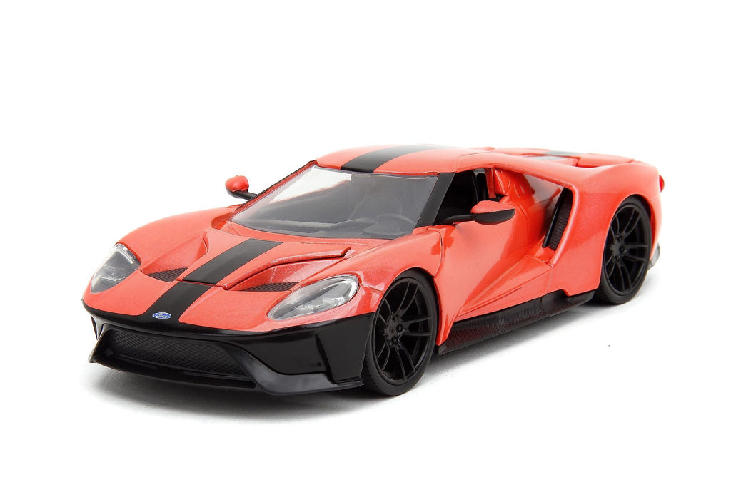 Jada Pink Slips 1:24 W1 2017 Ford GT Die-Cast Car, Toys for Kids and Adults(Metallic Salmon)