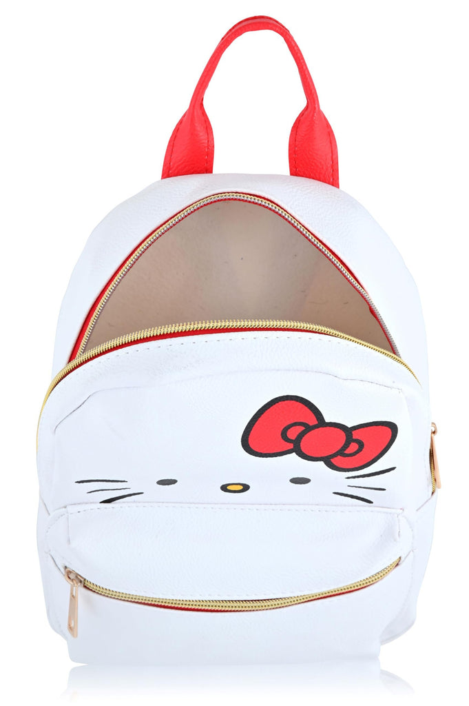 Fast Forward Sanrio Hello Kitty Backpack for Women, Men, Unisex | Cute PU Leather 10" Hello Kitty Mini Backpack Purse Shoulder Purse | Hello Kitty Bag and Hello Kitty Accessories…