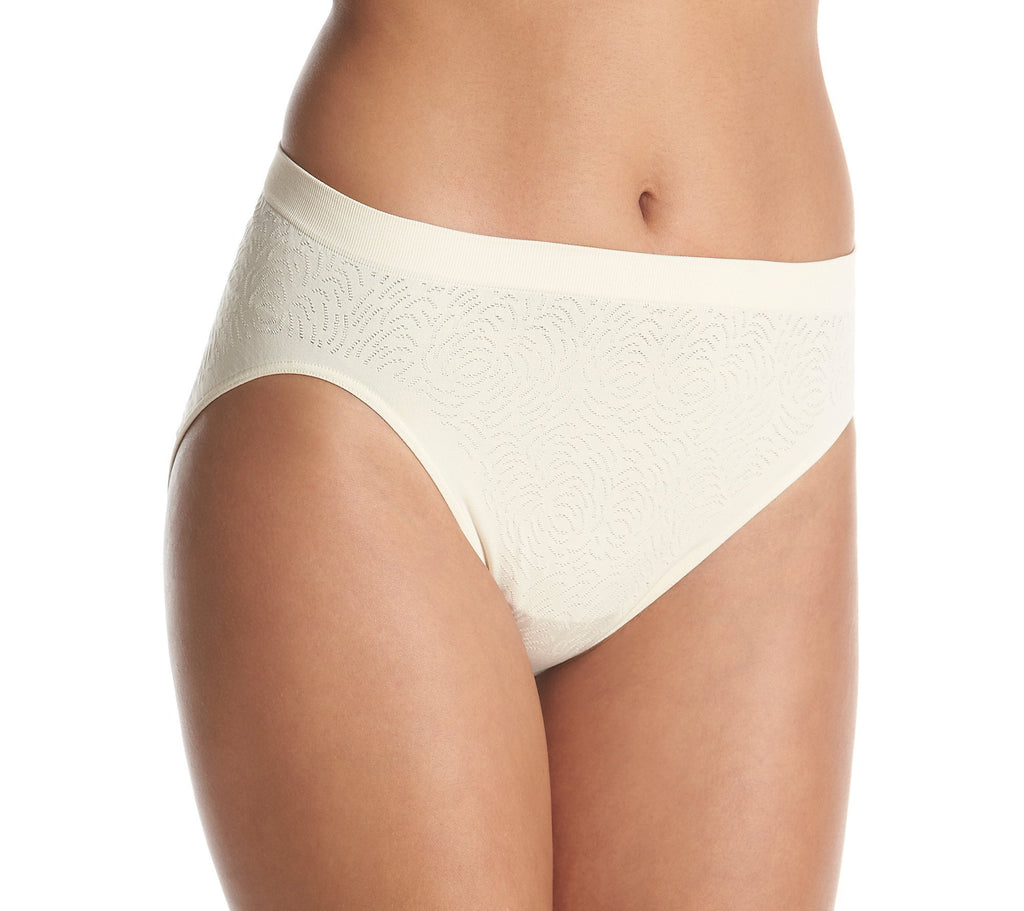 Bali Women's Seamless Underwear, Hi-Cut Panties, Comfort Revolution Microfiber Brief Underwear for Women