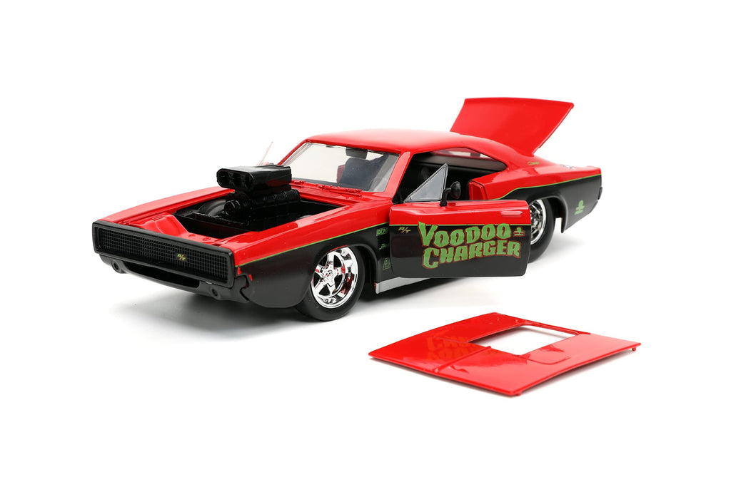 Big Time Muscle 1:24 1970 Dodge Charger RT Voodoo Die-Cast Car, Toys for Kids and Adults
