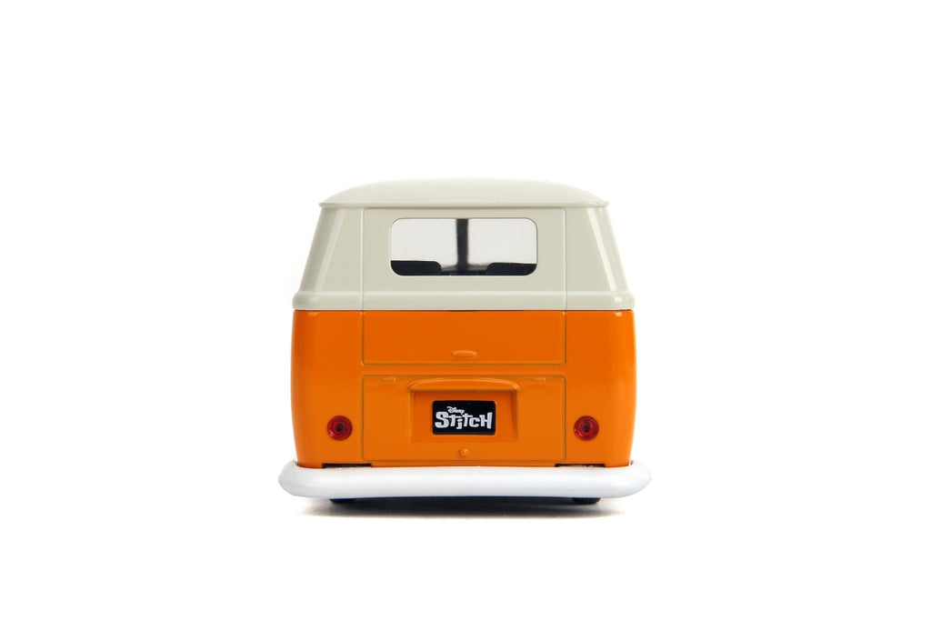 Jada Hollywood Rides Disney Stitch 1961 VW Bus - Die-cast Car with Opening Doors, 1:32 Scale, Ages 8+ (Collector’s Edition)