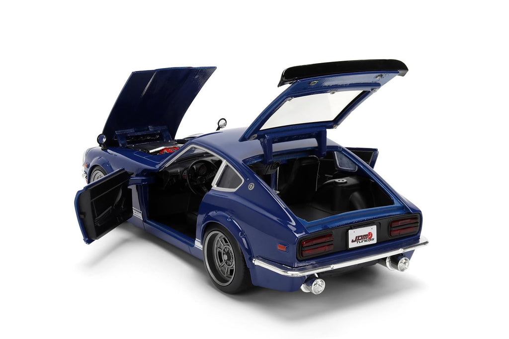 Jada 1972 Datsun 240Z, Dark Blue Toys 37020-1/24 Scale Diecast Model Car