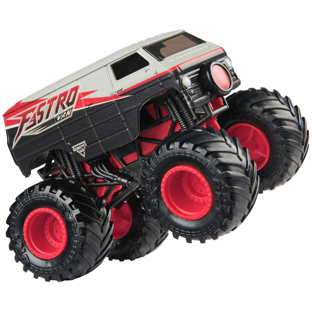 Monster Jam, Official Fastro Van Monster Truck, Die-Cast Vehicle, 1:64 Scale, Kids Toys for Boys Ages 3 and up