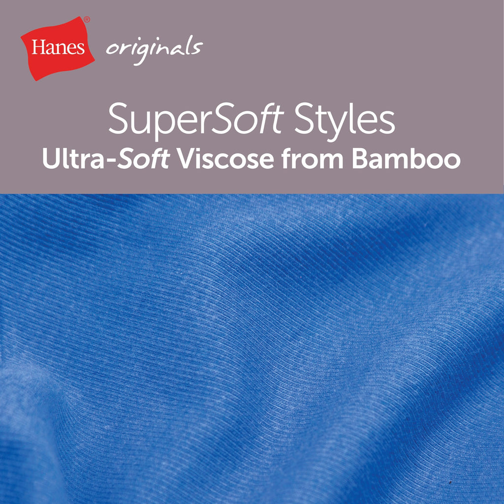 Hanes womens Originals 2-piece Lounge Set, Comfywear Supersoft Crop Top & Boxer Shorts Loungewear Set