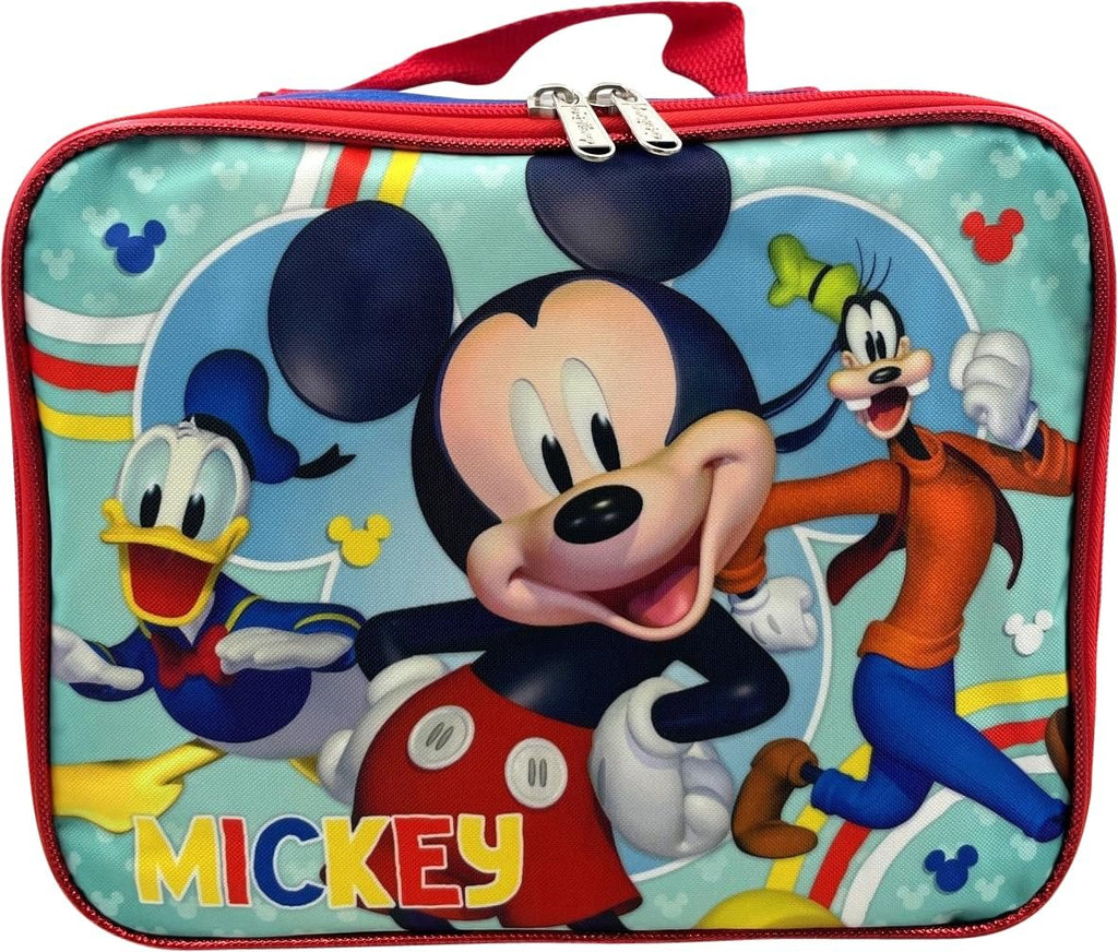 Disney Mickey Mouse 16" Backpack With Detachable Lunch Box (Mickey-Fun House)