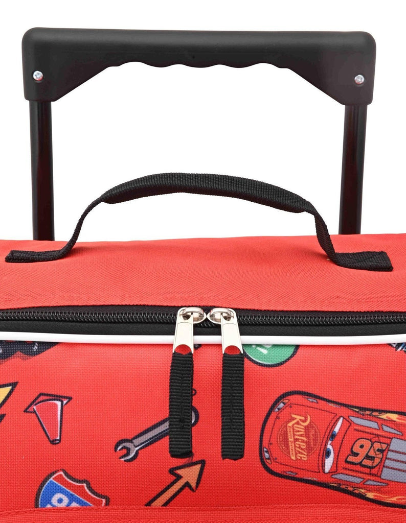 Cars 16" Fast Forward Cars Luggage 16" Soft Side Wheeled Pilot Case- Rolling Suitcase 16x12x5