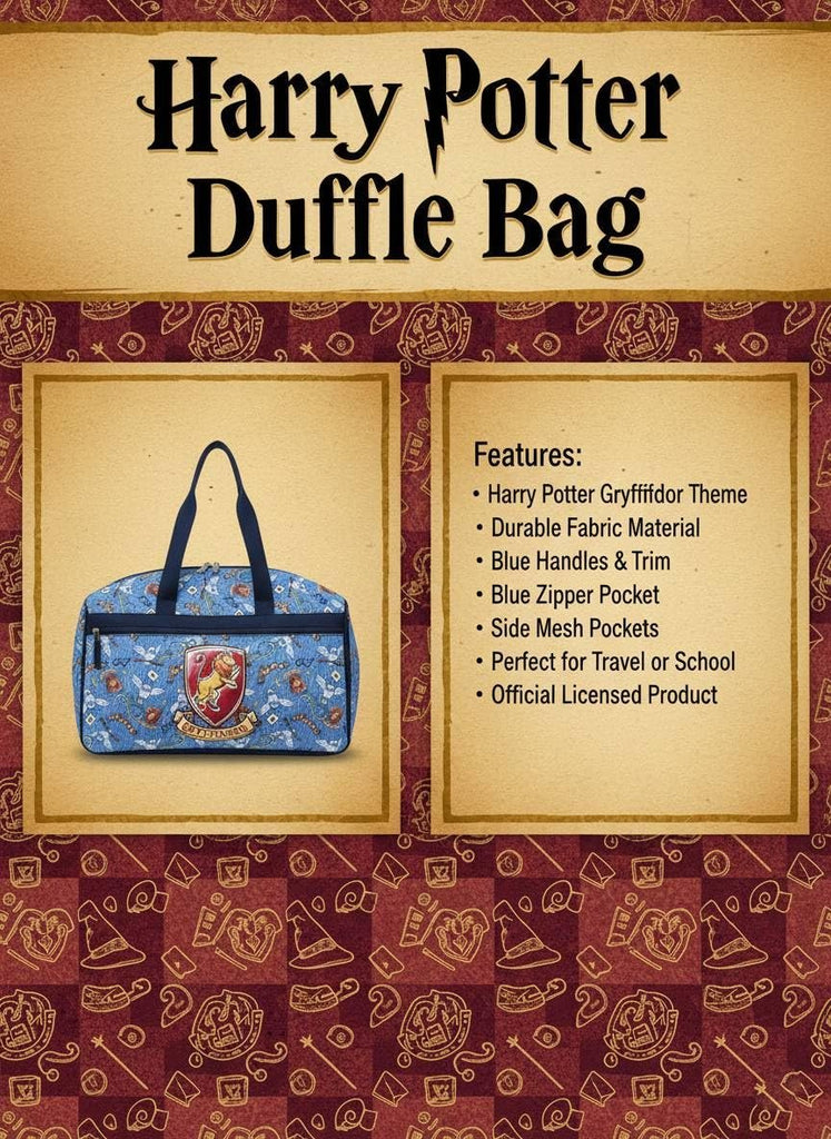 Disney Moana Kids Duffle Bag 16.5" – Travel & Sports Bag with Zipper Pocket, Mesh Side Pockets & Shoulder Strap