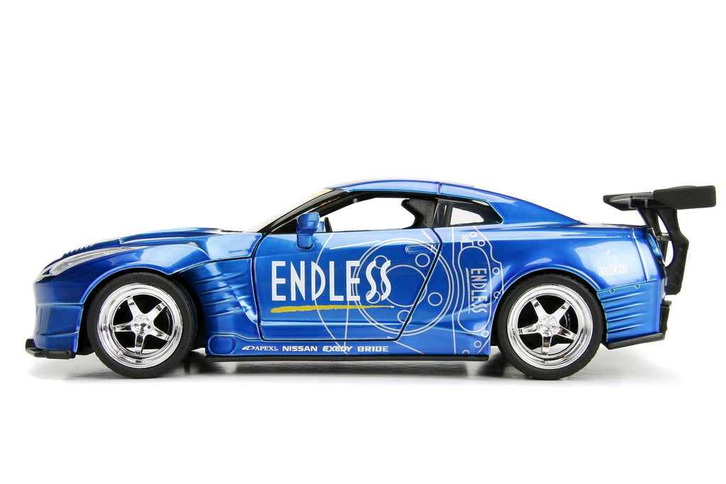 Jada Toys JDM Tuners 1:24 2009 Nissan GT-R R35 Ben Sopra Die-cast Car - Opening Doors, Hood, Trunk, Rubber Tires