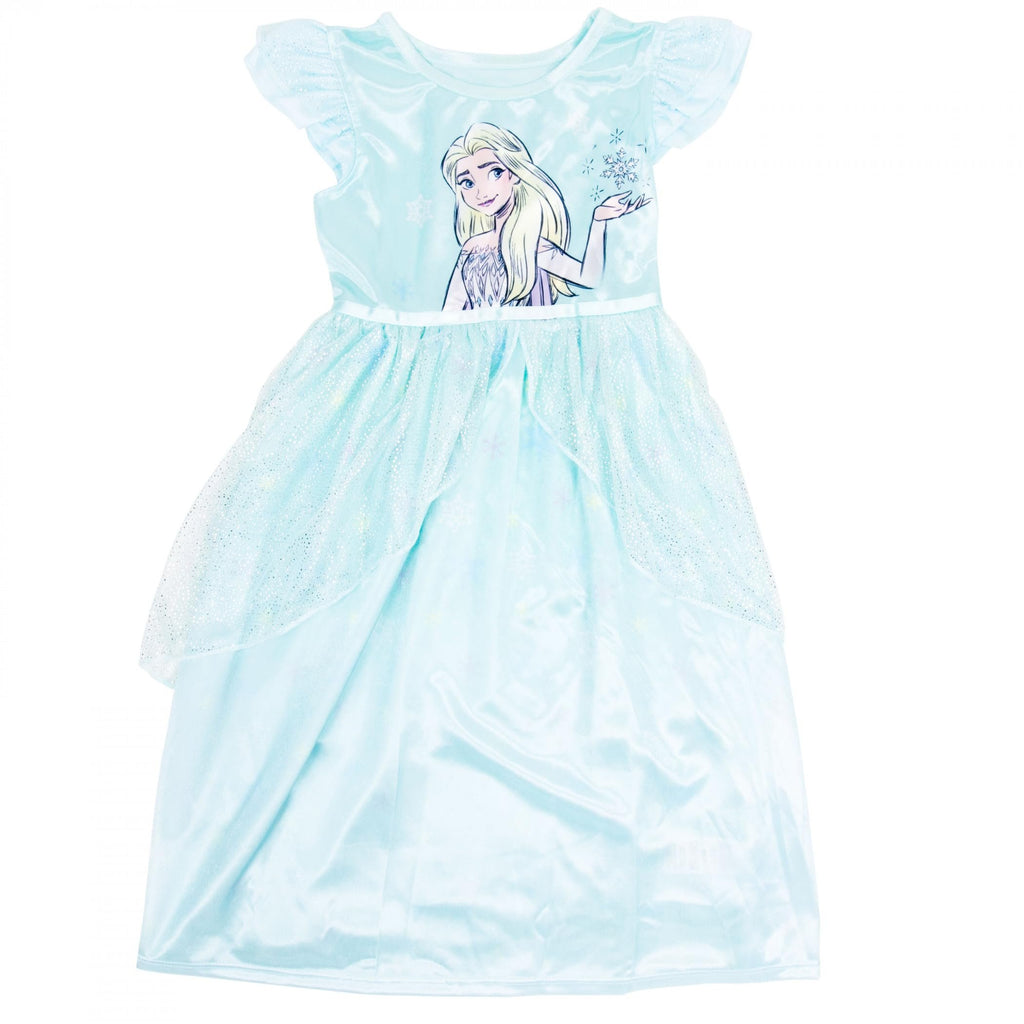 Centric Brands Frozen Elegant Elsa Girl's Nightgown (Blue, Size 6)