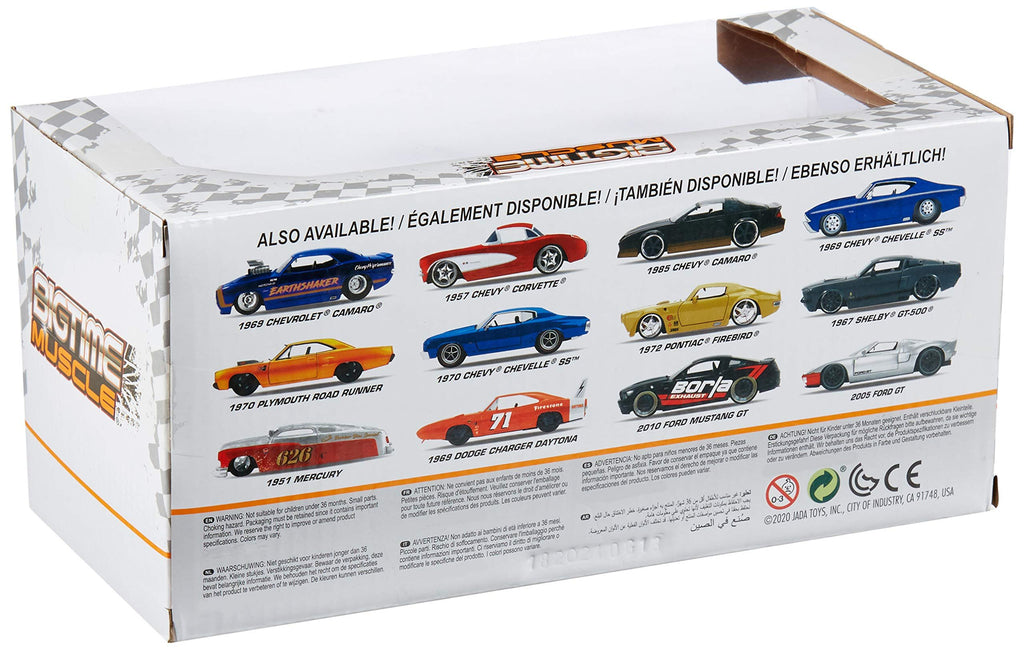 Jada Toys Bigtime Muscle 1:24 1951 Mercury Coupe Die-cast Car Metallic Purple, Toys for Kids and Adults